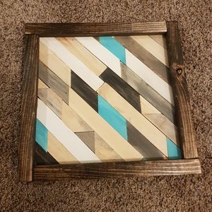 Wood decor wall art unique